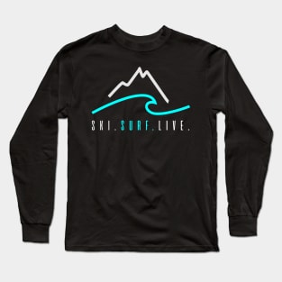 Ski Surf Live Long Sleeve T-Shirt